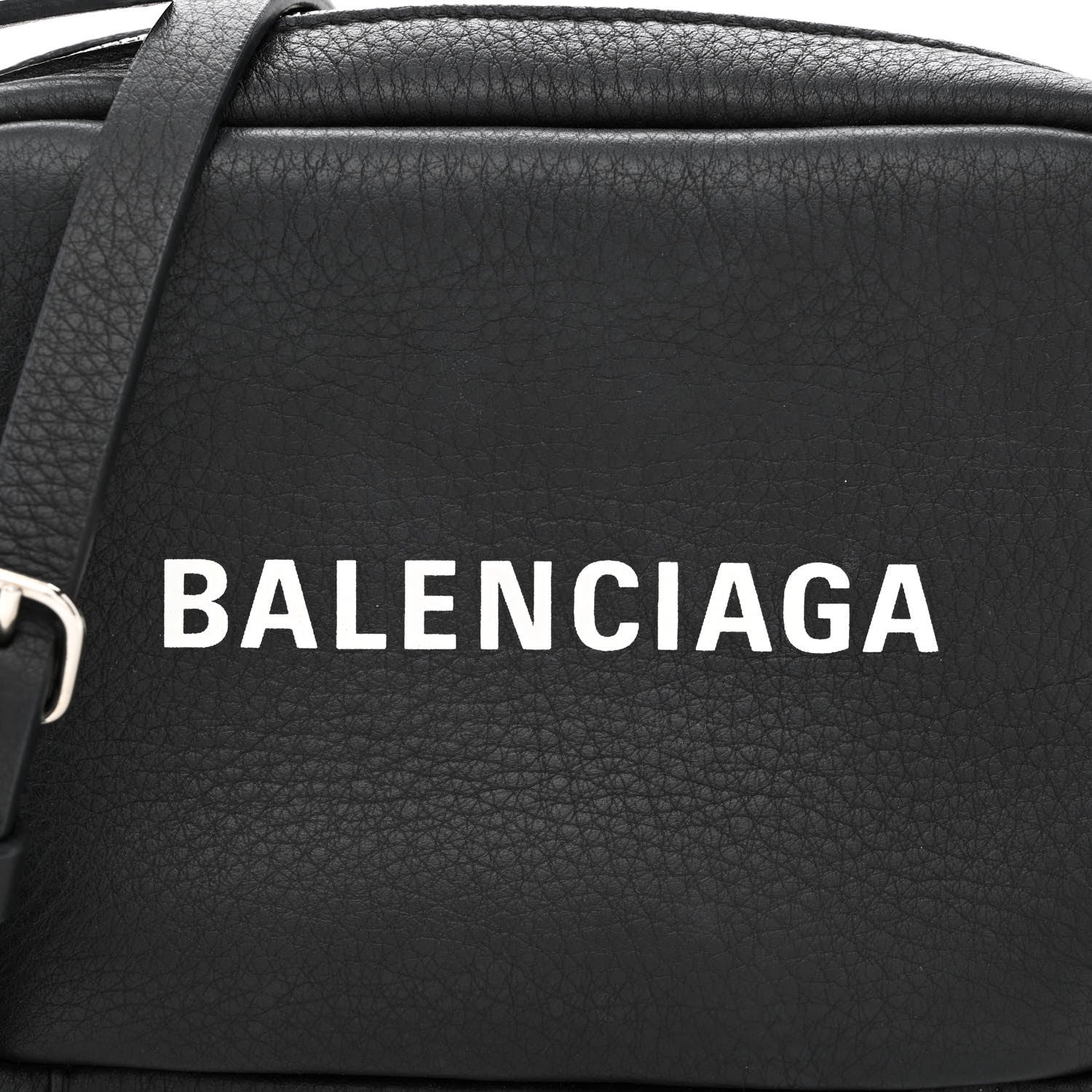 Balenciaga Calfskin Logo XS Everyday Camera Bag Black 9 of 12