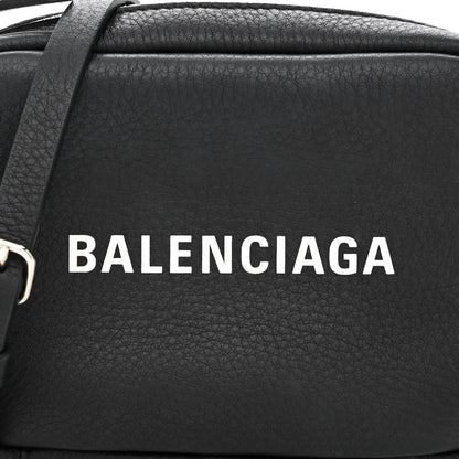 Balenciaga Calfskin Logo XS Everyday Camera Bag Black 9 of 12