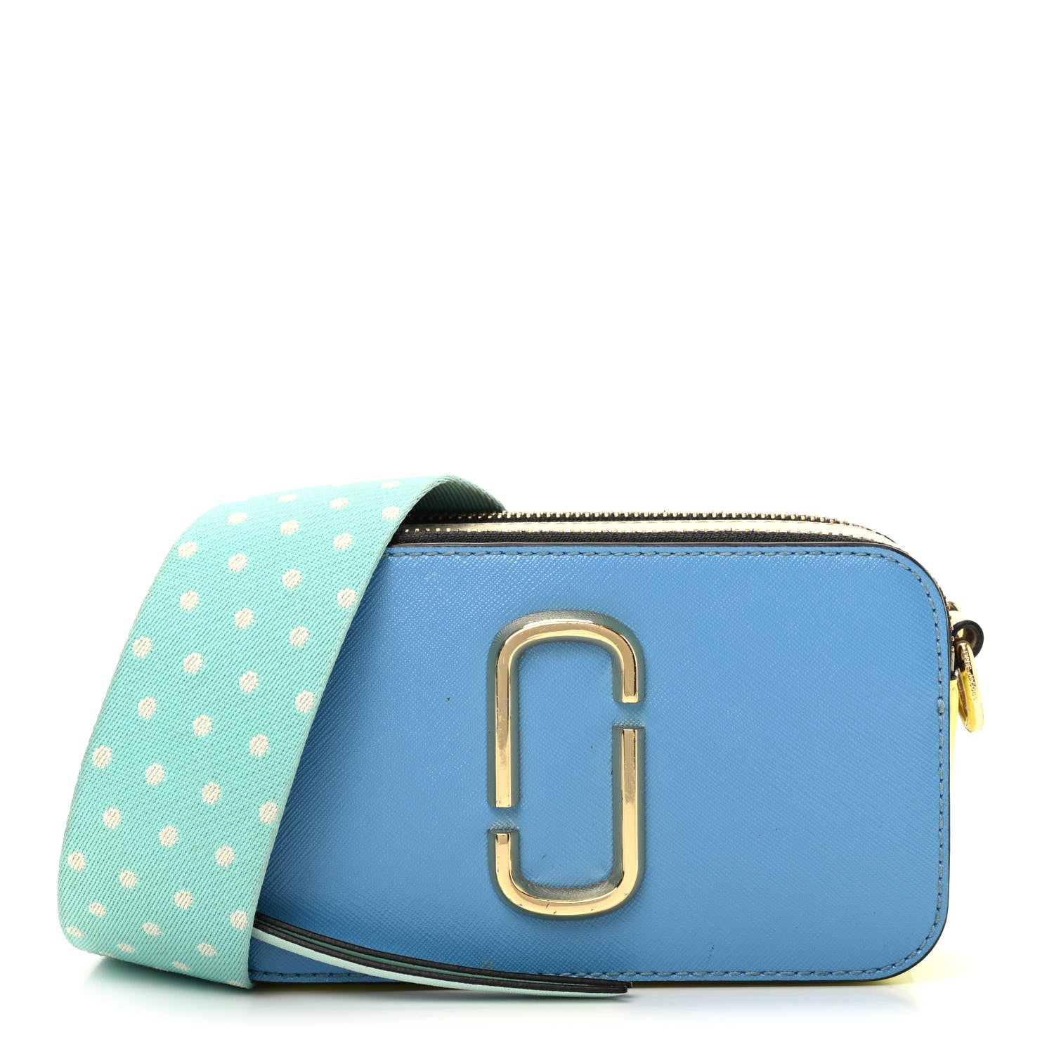 Marc Jacobs Saffiano Small Snapshot Camera Bag Aquaria Multi 1 of 10