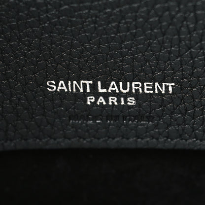 Saint Laurent Grained Calfskin Baby Sac De Jour Souple Black 6 of 10