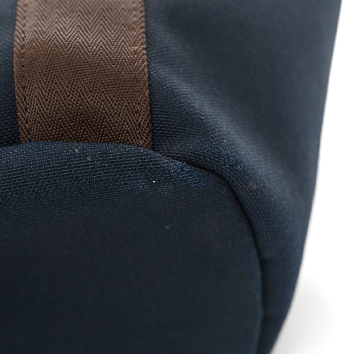 Hermes Toile Sac De Pansage Groom Bleu Navy Feu 12 of 18