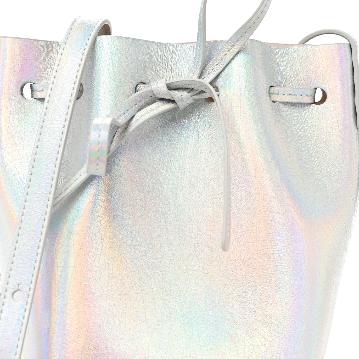 Mansur Gavriel Iridescent Calfskin Mini Mini Bucket Bag Iride 7 of 9