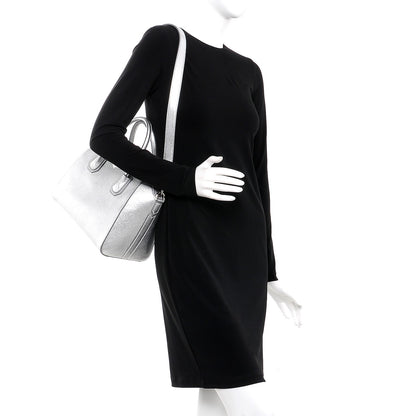 Givenchy Metallic Sugar Goatskin Small Antigona Silver 2 of 7