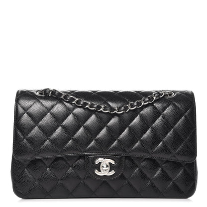 Chanel Caviar Quilted Medium Double Flap Black 1 of 9