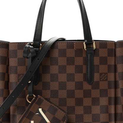 Louis Vuitton Damier Ebene Belmont PM Black 7 of 9