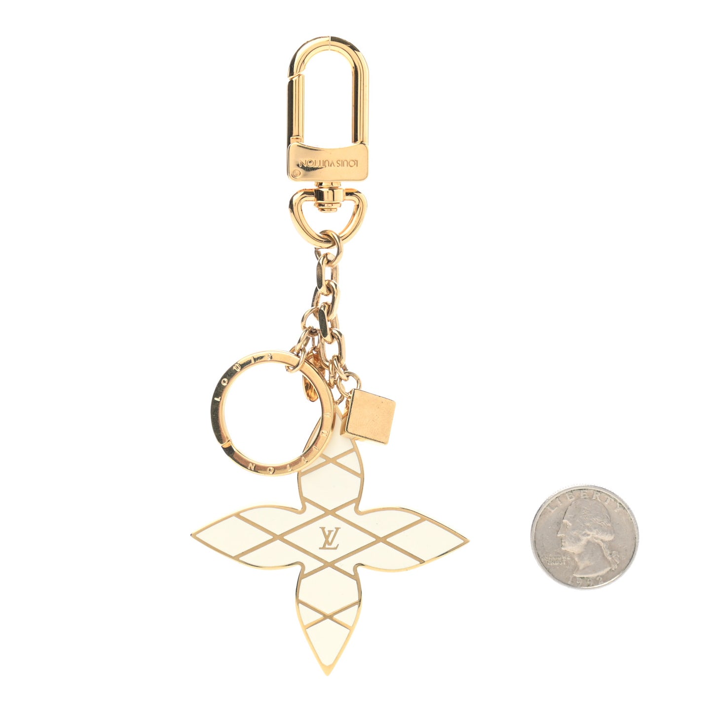 Malletage Flowers Bag Charm Key Holder