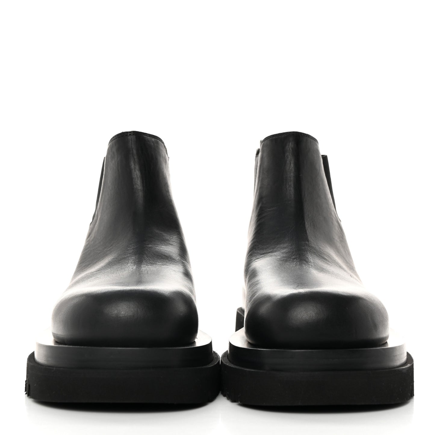 Calfskin The Lug Chelsea 55mm Cropped Boots 36.5 Black