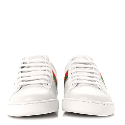 Gucci Calfskin Web Interlocking G Womens Ace Sneakers 38 White 2 of 9