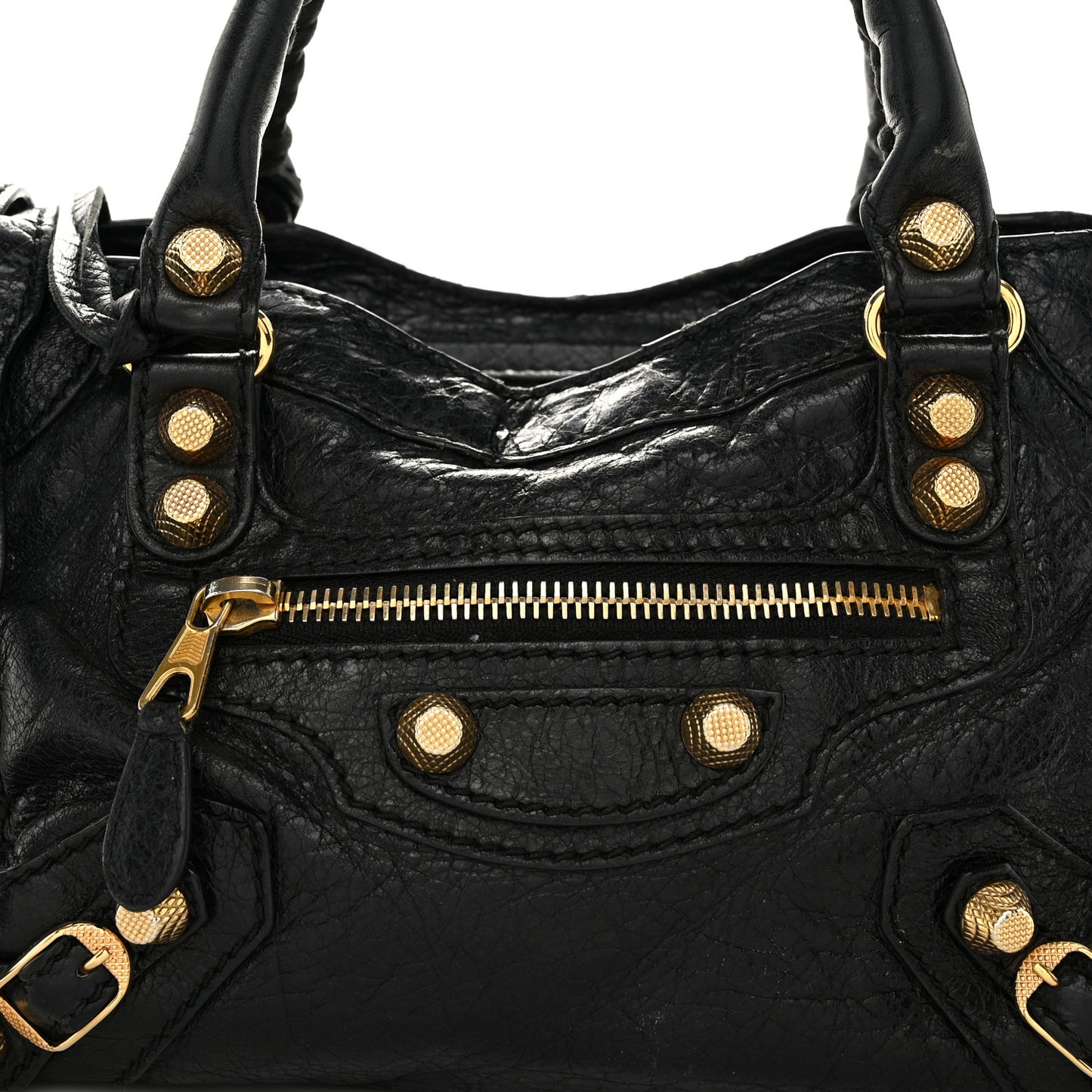 Agneau Giant 12 Gold Hardware Mini City Black
