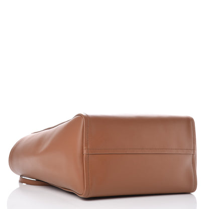 Prada Calfskin Large Concept Shopper Tote Cuoio 5 of 10