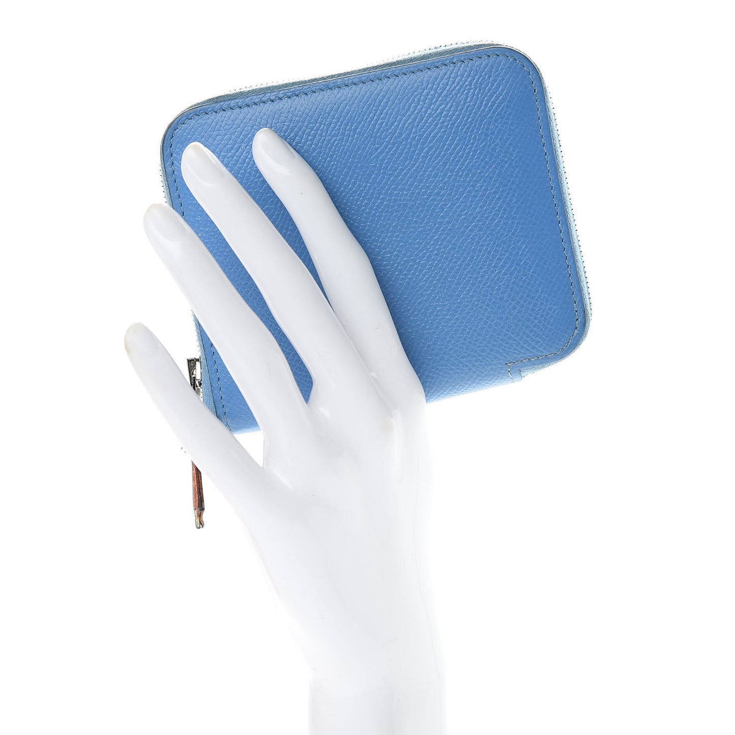 Epsom Silk'In Compact Wallet Bleu Paradis