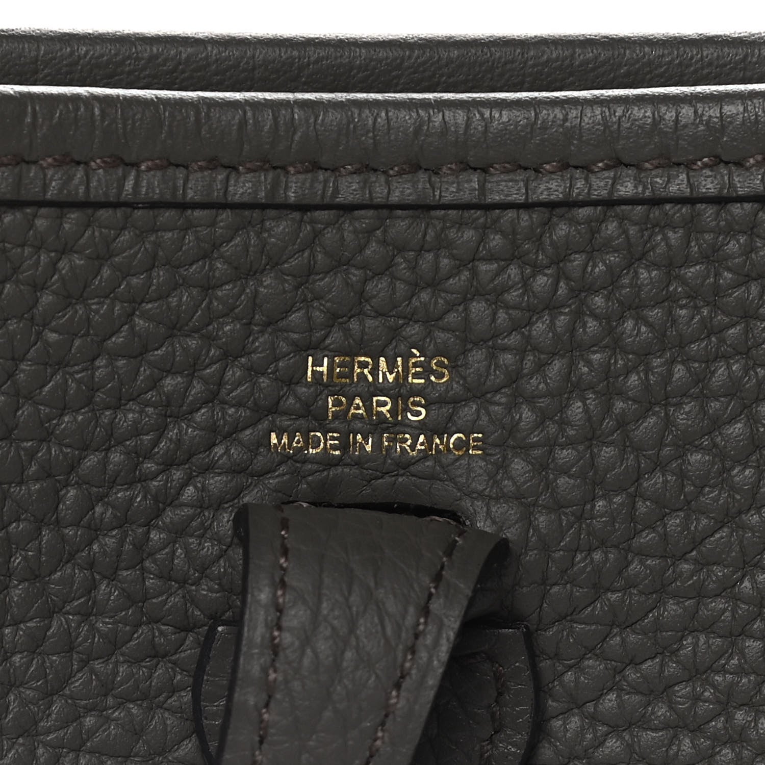 Hermes Taurillon Clemence Evelyne TPM Vert De Gris 5 of 11