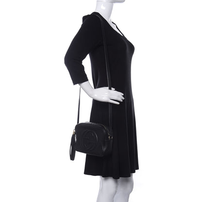 Gucci Pebbled Calfskin Small Soho Disco Bag Black 2 of 9