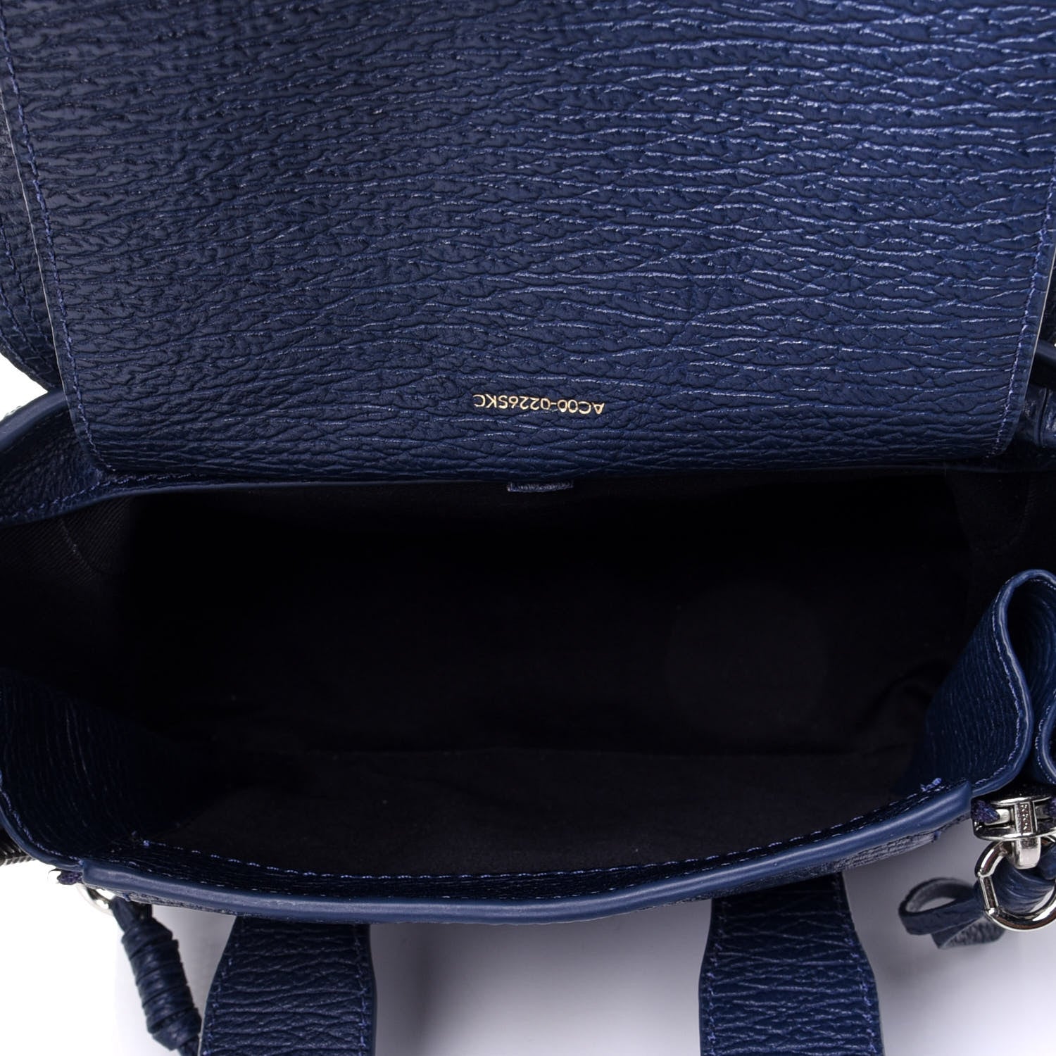 3.1 Phillip Lim Textured Calfskin Mini Pashli Satchel Ink 6 of 11