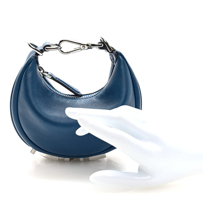 Fendi Vitello Grace Matte Nano Fendigraphy Hobo Charm Mirto 2 of 7