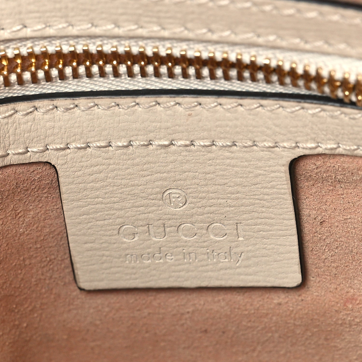 Gucci GG Supreme Monogram Small Horsebit 1955 Shoulder Bag Beige Mystic White 6 of 13