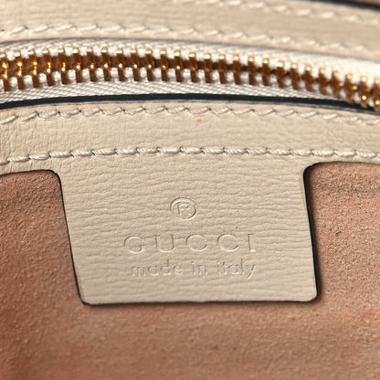Gucci GG Supreme Monogram Small Horsebit 1955 Shoulder Bag Beige Mystic White 6 of 13