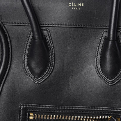 Celine Smooth Calfskin Mini Luggage Black 13 of 16