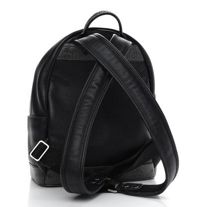 MCM Grained Calfskin Visetos Small Stark Backpack Black 2 of 10