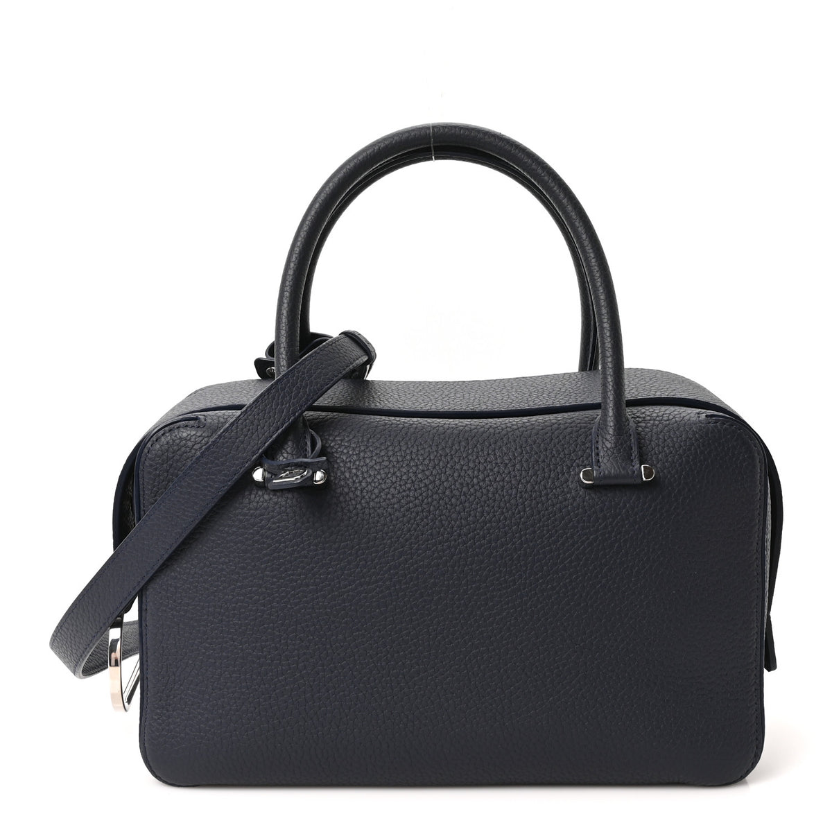 Taurillon Soft Cool Box MM Satchel Navy