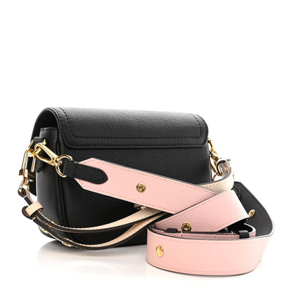 Louis Vuitton Grained Calfskin Lockme Tender Black 3 of 9