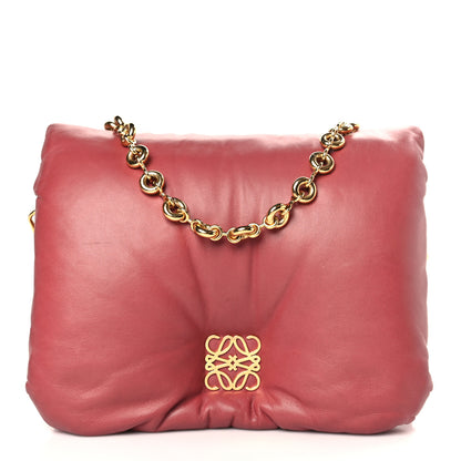 Loewe Lambskin Goya Puffer Bag Plumrose 1 of 13