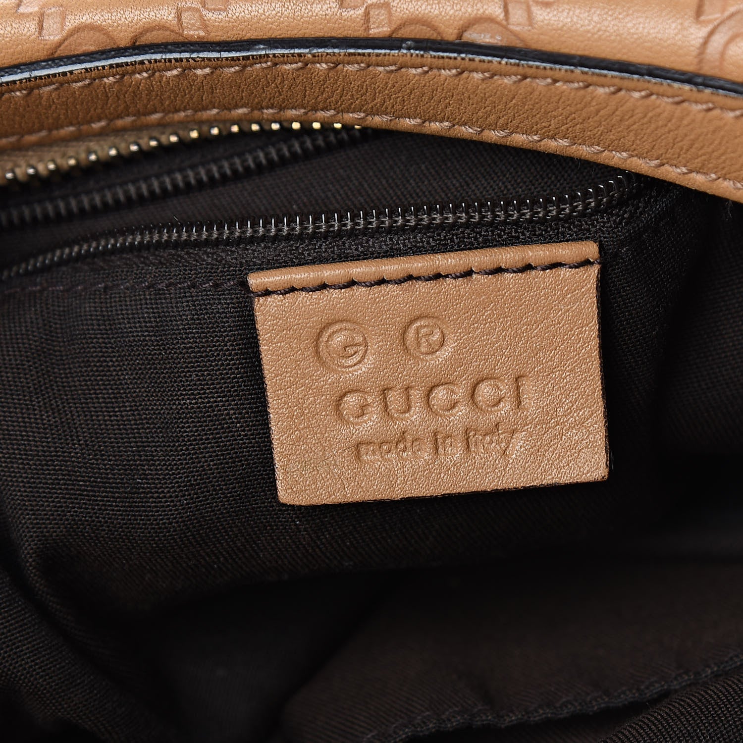 Gucci Guccissima GG Charm Hobo Beige 8 of 14