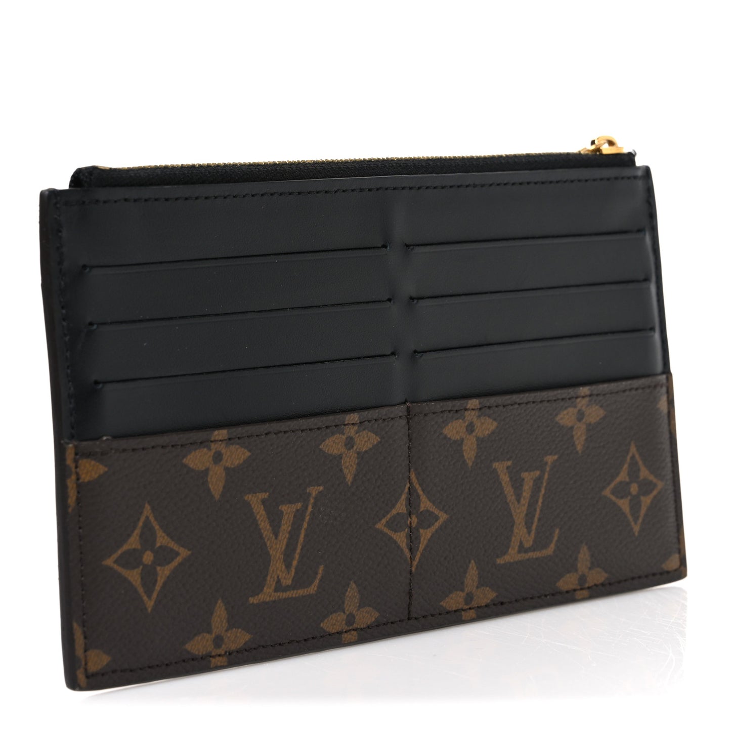 Monogram Slim Purse Black