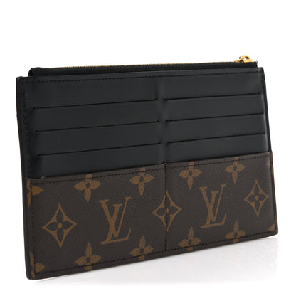 Louis Vuitton Monogram Slim Purse Black 3 of 6
