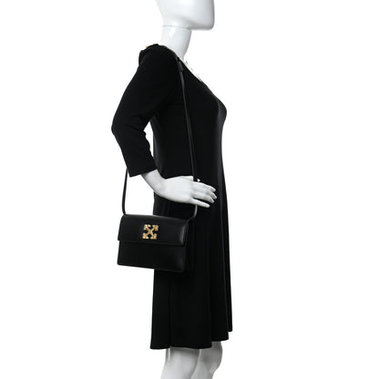 Off-White Calfskin Jitney 2.0 Crossbody Bag Black 2 of 9