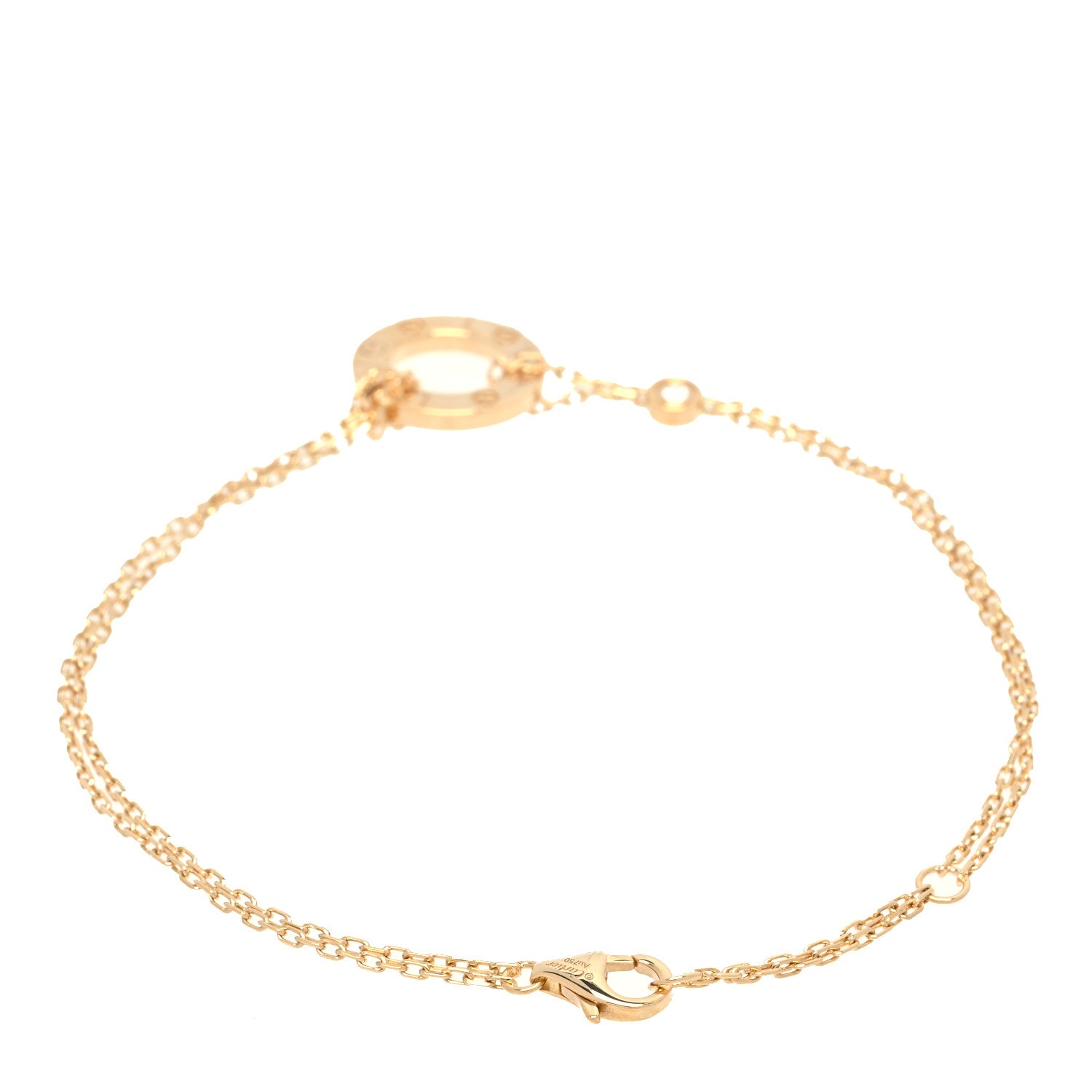Cartier 18K Yellow Gold Diamond LOVE Bracelet 2 of 5