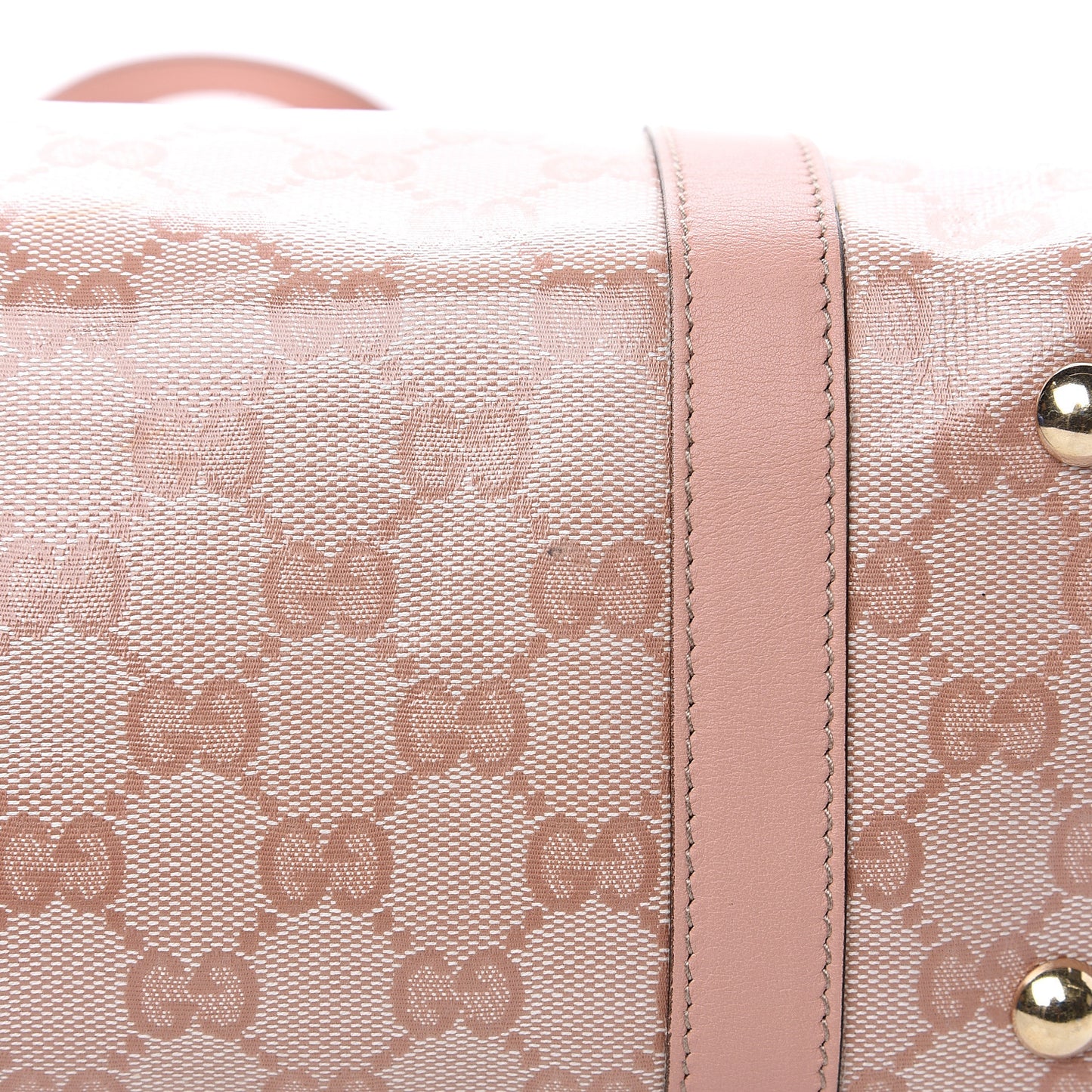 Crystal Monogram Medium Abbey Tote Blush