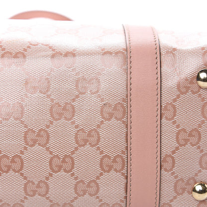 Gucci Crystal Monogram Medium Abbey Tote Blush 9 of 11