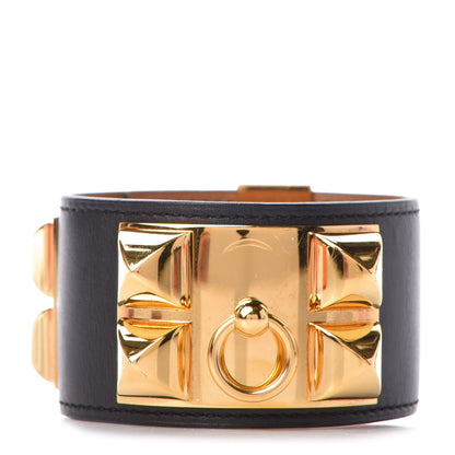 Hermes Chamonix Collier De Chien CDC Bracelet S Black 1 of 6