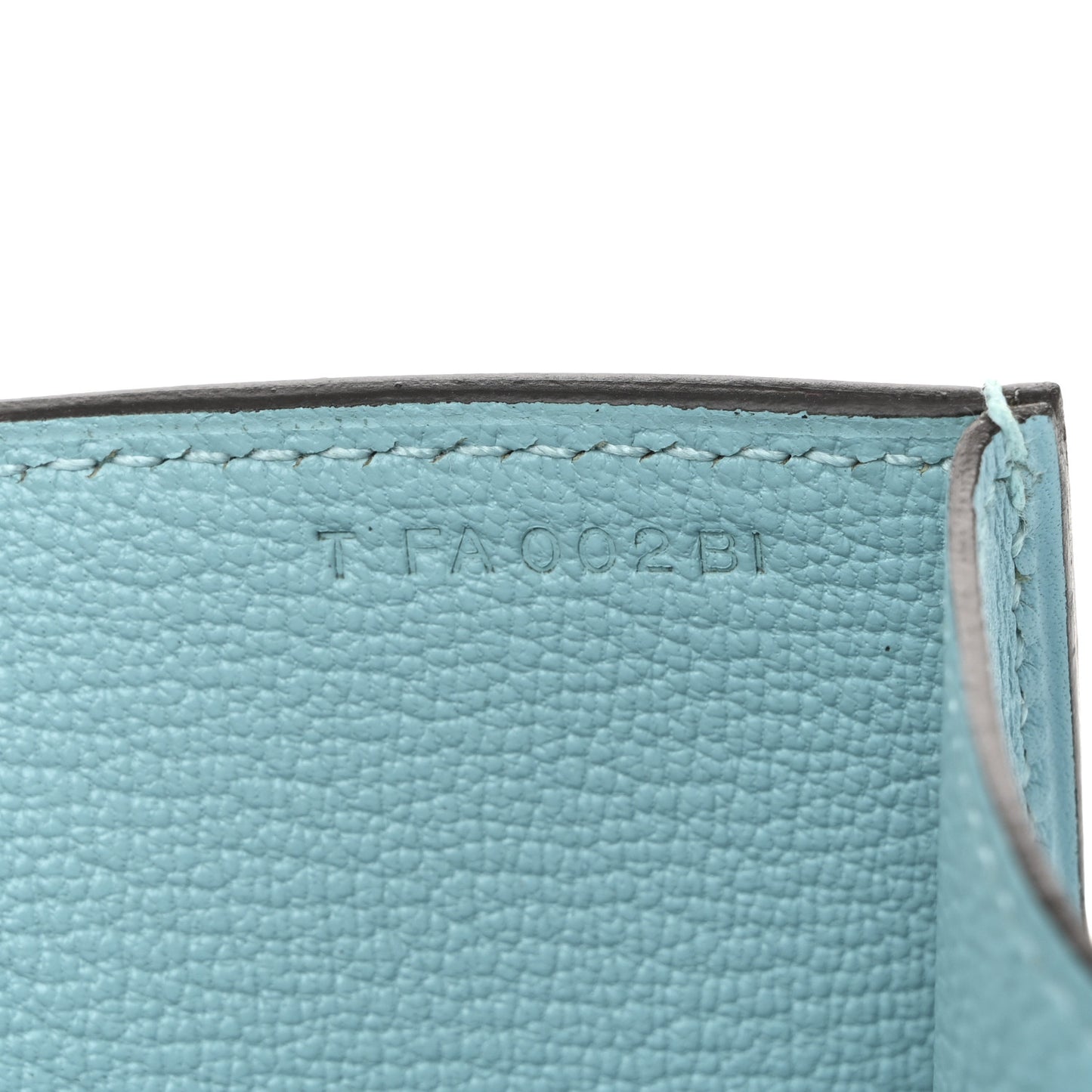 Tadelakt Medor 23 Clutch Bleu Atoll