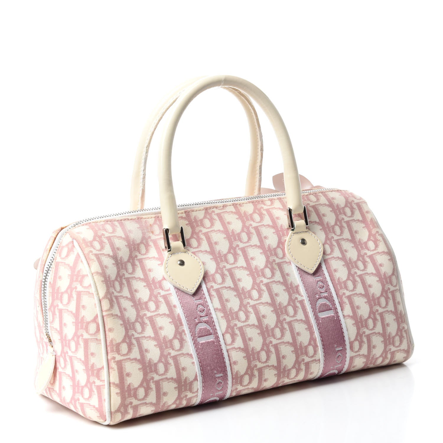Christian Dior Monogram Girly Boston Pink 3 of 15
