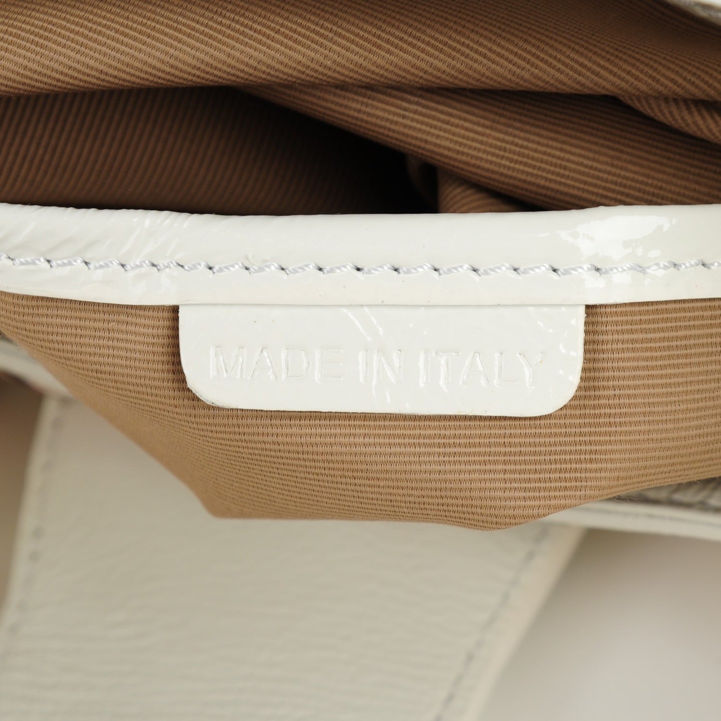 Canvas Woven Nova Check Brook Hobo White