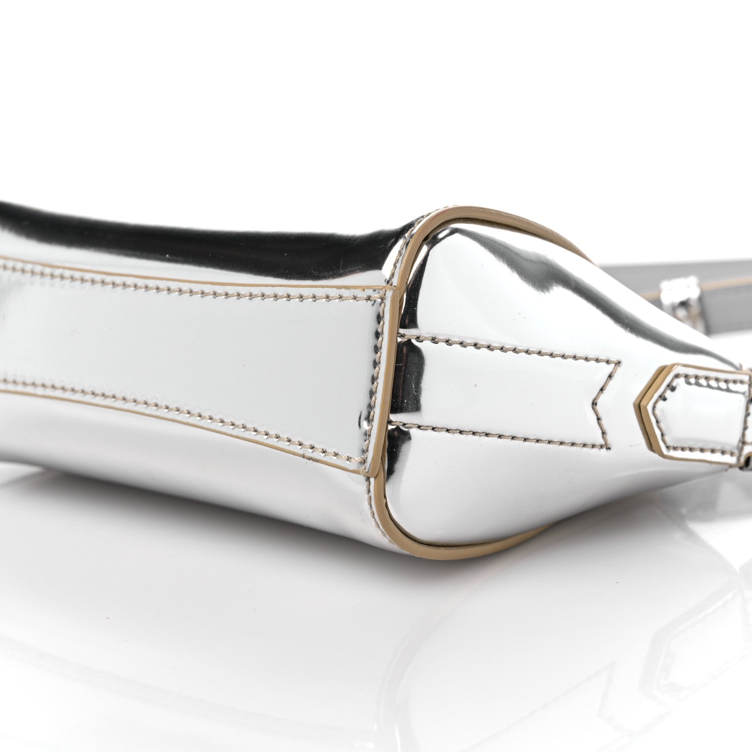 Givenchy Polyurethane Nano Antigona Silver 8 of 11