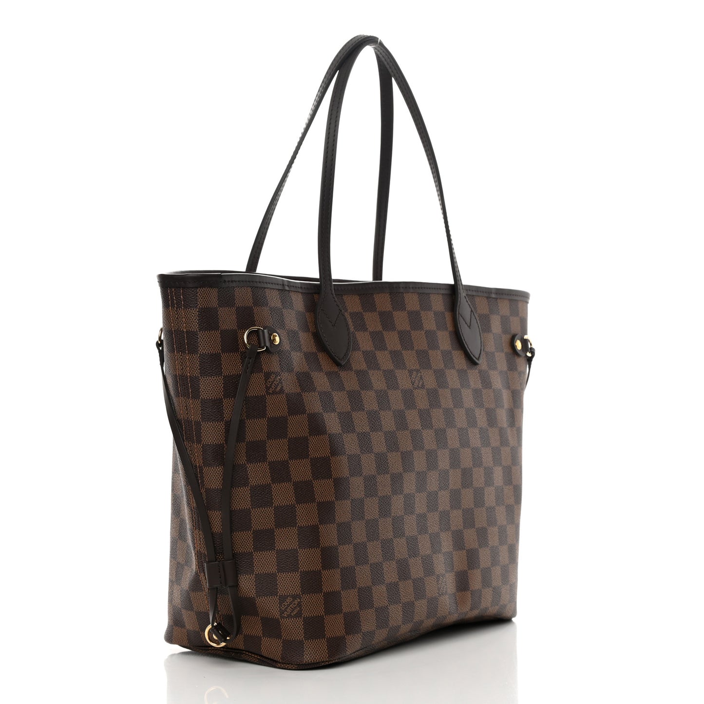 Damier Ebene Neo Neverfull MM Rose Ballerine