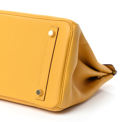 Hermes Togo Birkin 30 Jaune Ambre 7 of 11