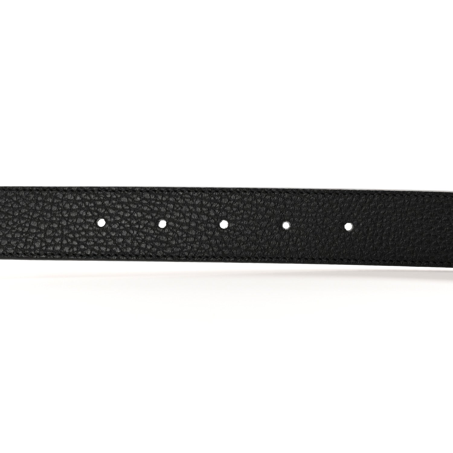 Gucci Dollar Calfskin Double G Reversible 30mm Belt 105 42 Black New Acero 4 of 7