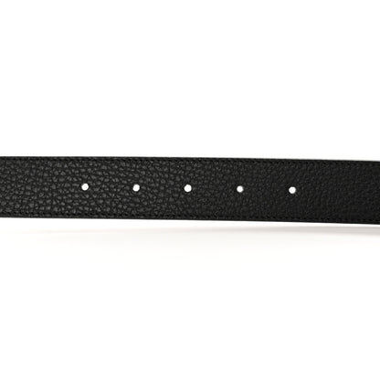 Gucci Dollar Calfskin Double G Reversible 30mm Belt 105 42 Black New Acero 4 of 7
