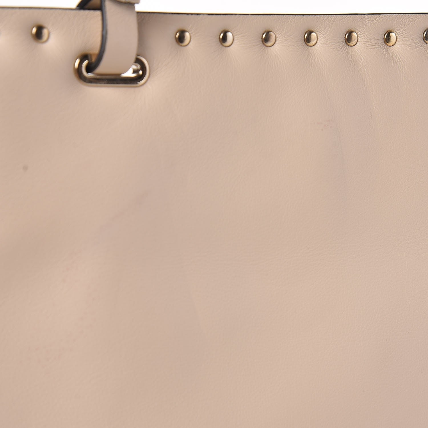 Valentino Garavani Vitello Rockstud Shoulder Satchel Ivory 9 of 12