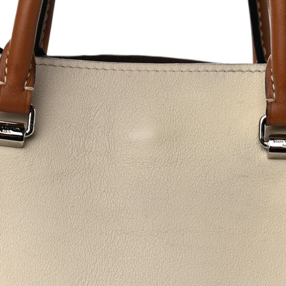 Louis Vuitton Veau Soie Calfskin Parnassea Bagatelle Hobo Blanc Casse 12 of 19