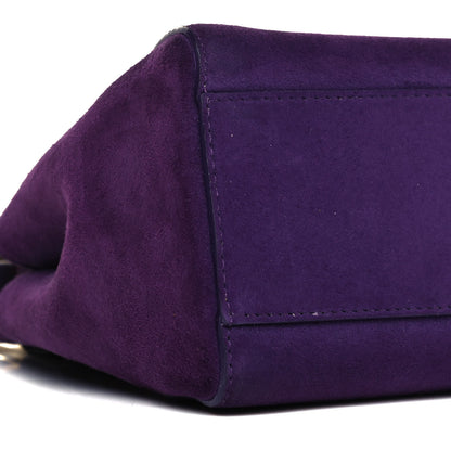 Fendi Chamois XS Peekaboo Iconic Satchel Viola Plus 8 of 11