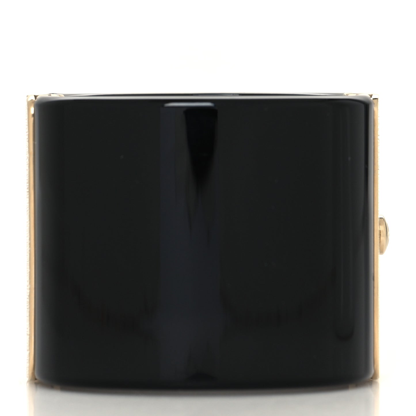 Resin Pearl Enamel CC Cuff Black Multicolor
