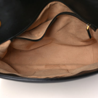 Gucci Calfskin Matelasse Large GG Marmont Shoulder Bag Black 5 of 12