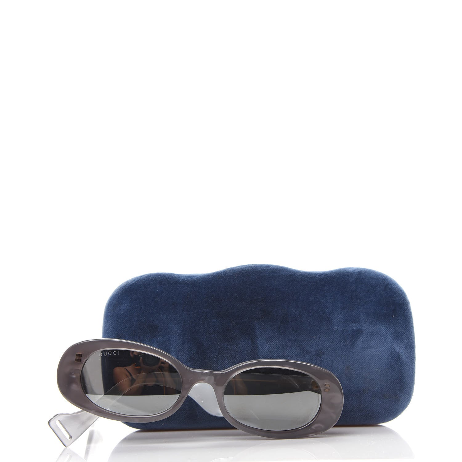 Gucci Acetate Oval Sunglasses GG0517S Grey 8 of 8