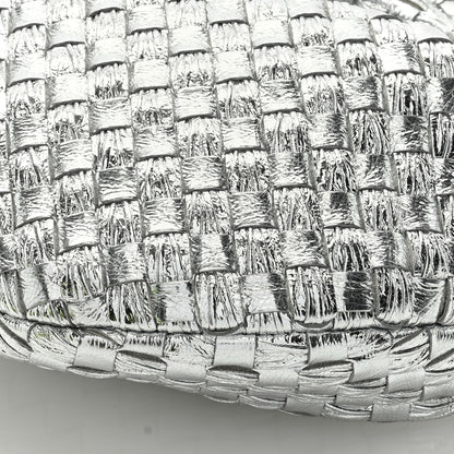 Bottega Veneta Metallic Nappa Intrecciato Mini Jodie Silver 8 of 8