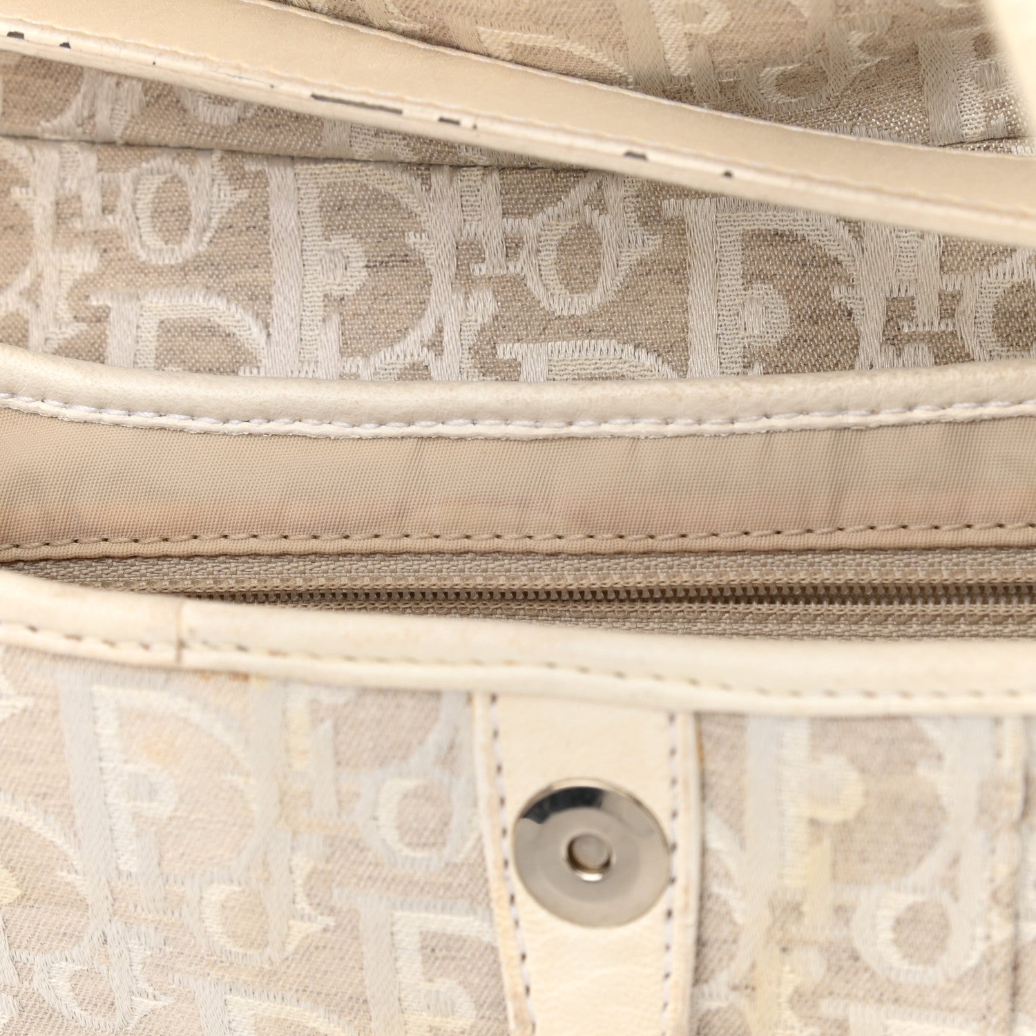 Christian Dior Monogram Saddle Bag White 15 of 15